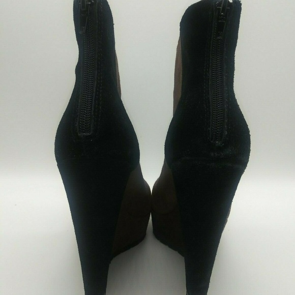 Anthropologie Kelsi Dagger Wedge Ankle Boot 8.5 M - Picture 4 of 8